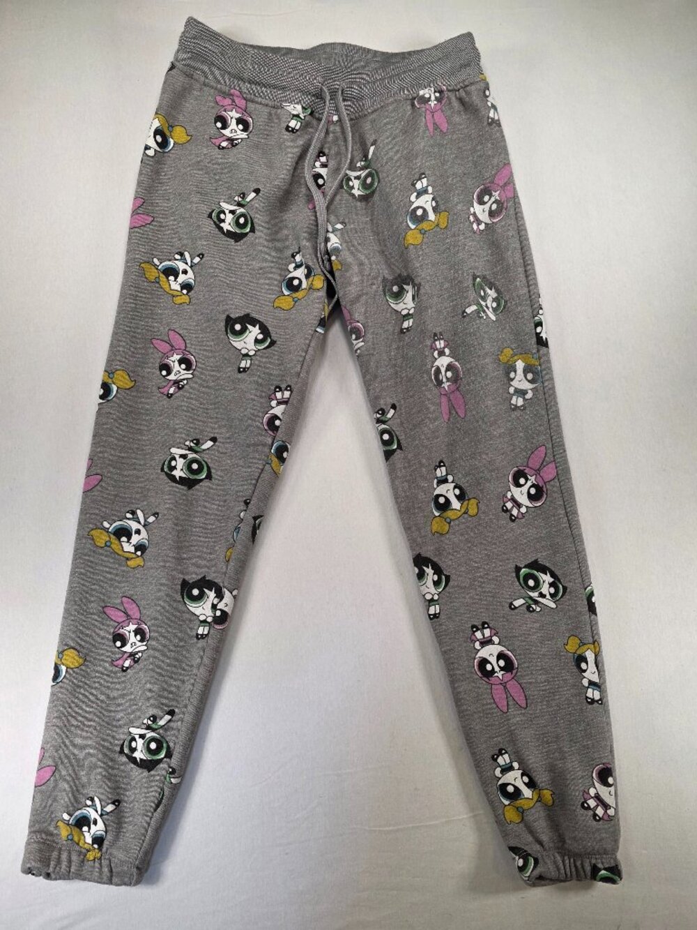 Powerpuff Girls Sweat Pants Youth Tween Size Small Gray (Tub 5 #744, July TB2)